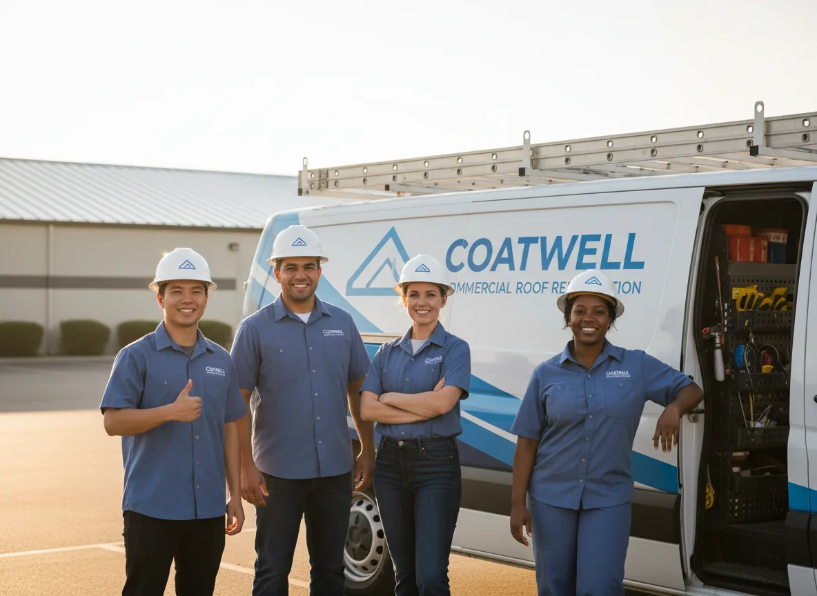 Commercial roof coating company in Dixie, WA
